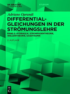 cover image of Differentialgleichungen in der Strömungslehre